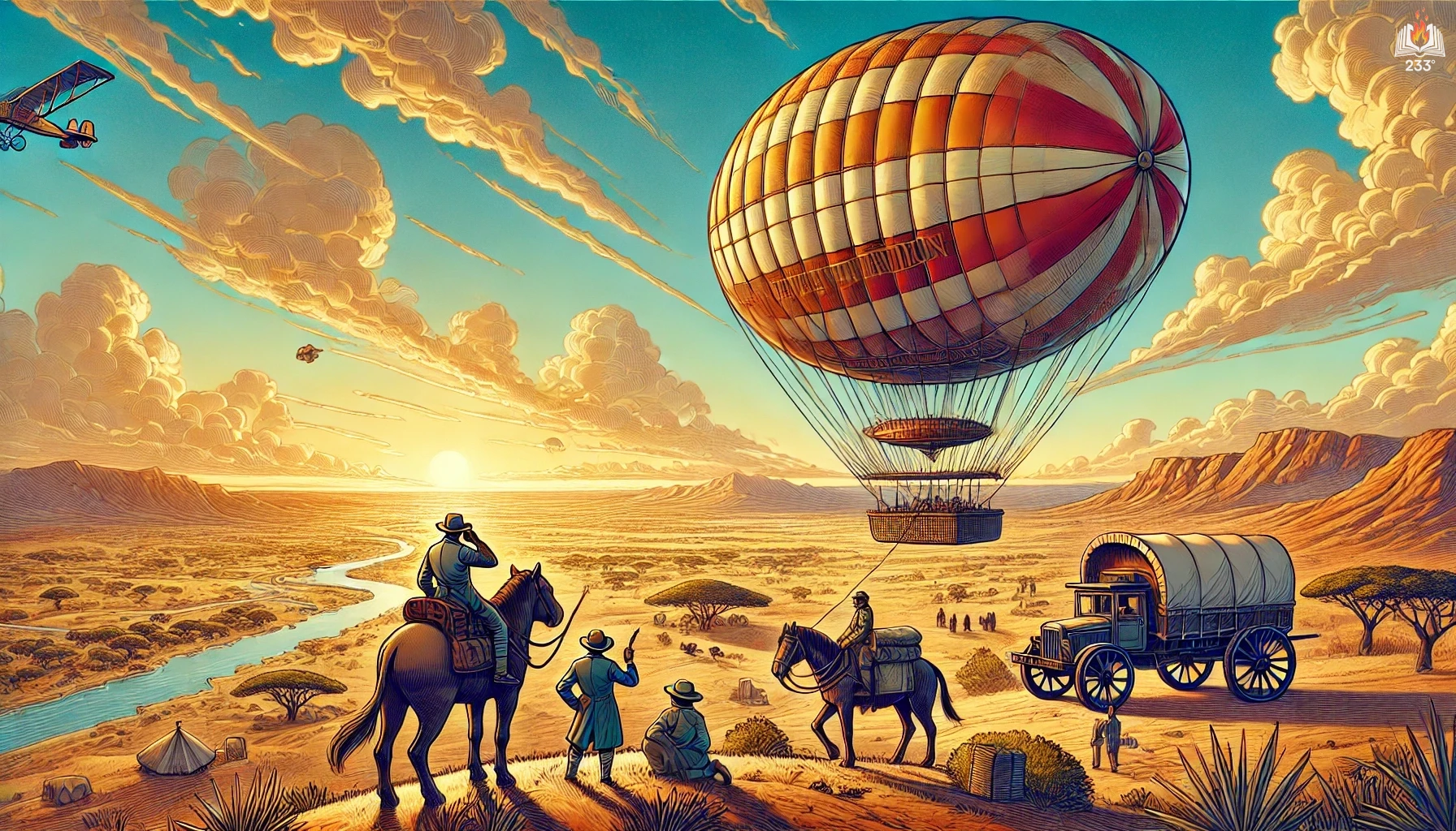 178 - Five Weeks in a Balloon - Jules Verne (1863)