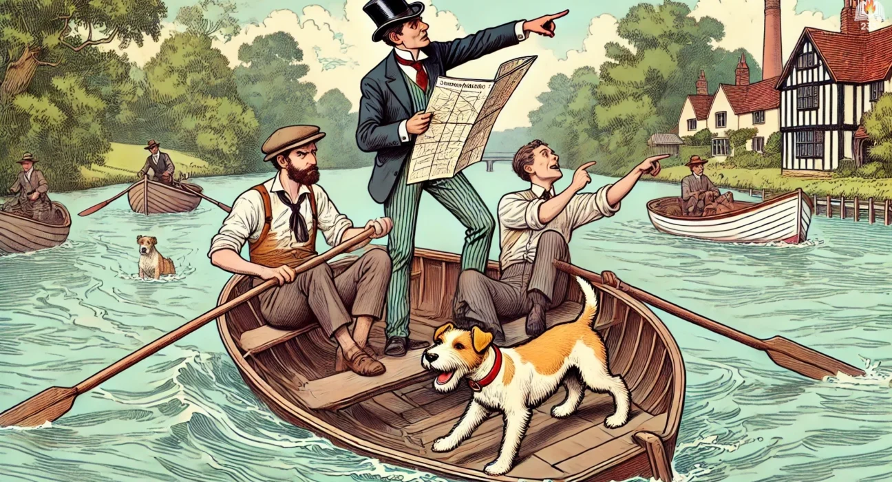 254 - Three Men in a Boat - Jerome K Jerome (1889)