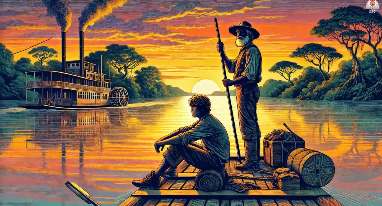 46 - The Adventures of Huckleberry Finn - Mark Twain (1884)